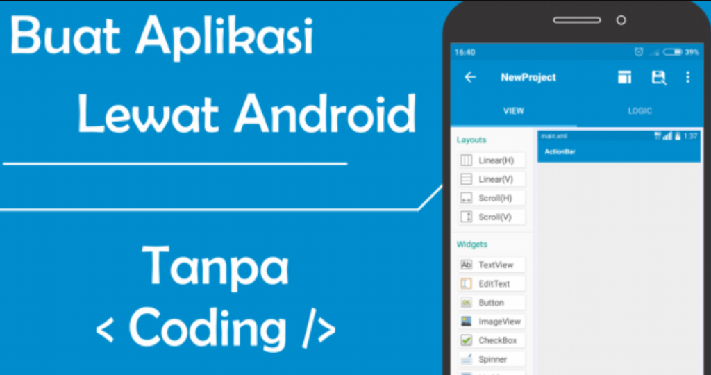 Software Untuk Membuat Aplikasi Android Tanpa Coding Empat Pilar 8709